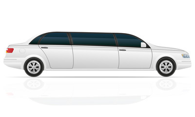 Obraz na płótnie Canvas car limousine vector illustration