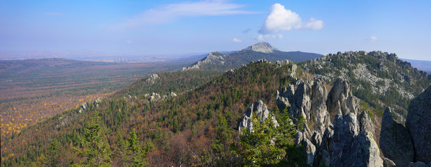 The mountains of the Southern Urals.