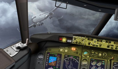 Passagierflugzeug auf Kollisionskurs, Mayday