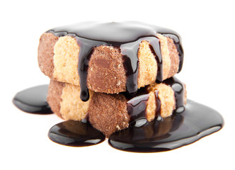cake in a chocolate