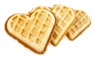 cookie of form by a heart