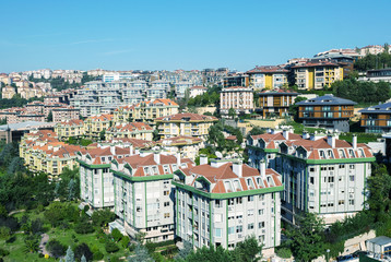 Fototapeta na wymiar Buildings and skyline of Istanbul