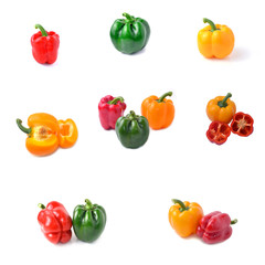 Sweet pepper with white background