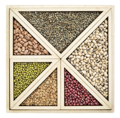 beans and lentils abstract