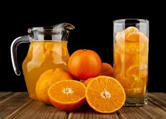 oranges and juice