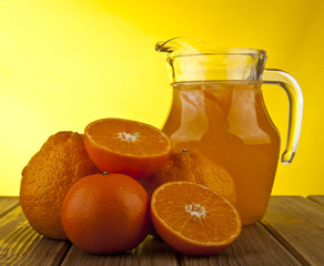 oranges and juice