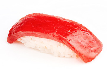 Maguro sushi with tuna fish