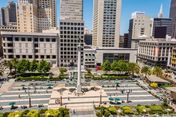 Rolgordijnen The Union Square in San Francisco © pikappa51