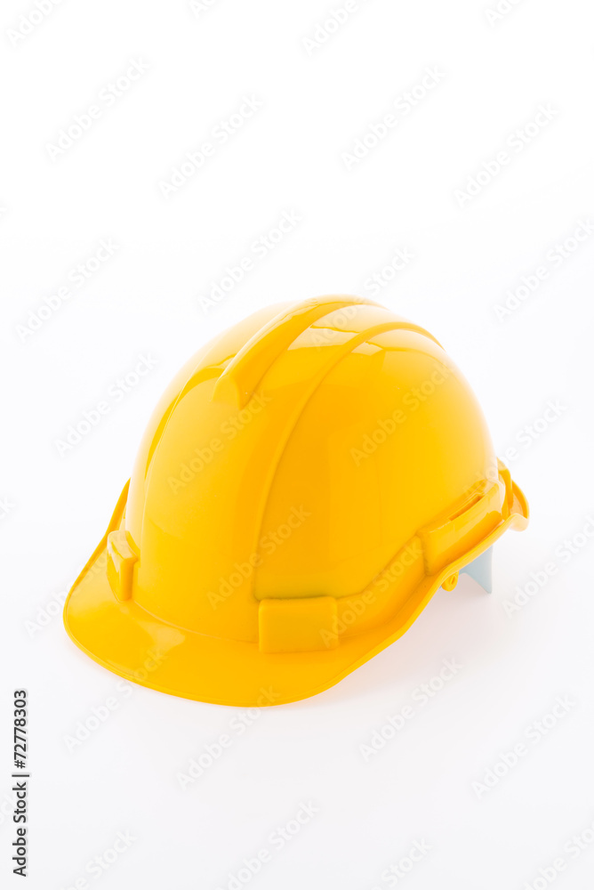 Poster Hard hat isolated on white background