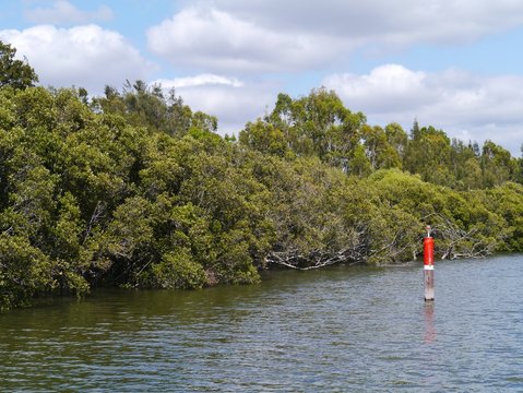 The fairway of the Parramatta River in Sydney
