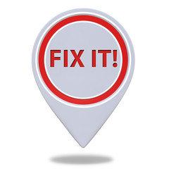 Fix it pointer icon on white background