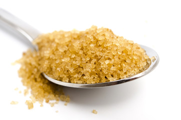 Teelöffel mit Rohrohrzucker