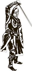 Medieval Knight  Vector