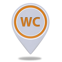 WC pointer icon on white background