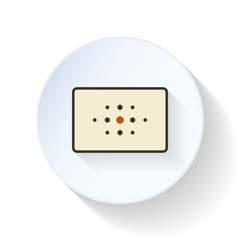 Camera viewfinder flat icon