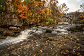 Beautiful Berea Falls In Autumn