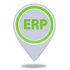 ERP pointer icon on white background