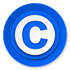 Obraz premium copyright icon