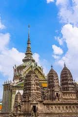 Deurstickers Model of Angkor Wat temple in The Grand Palace complex, Bangkok © pablo_1960