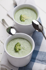 Fresh broccoli soup