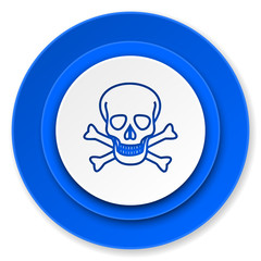 skull icon, death sign