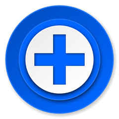 Obraz premium plus icon, cross sign