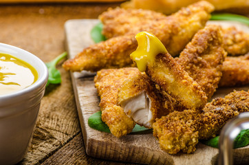 Corn crusted Chicken Tenders