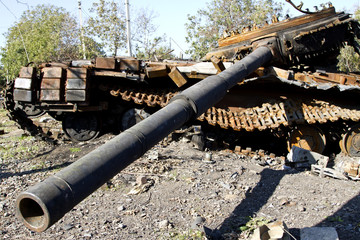 Ukrainian tanks were destroyed in the village Stepanivka