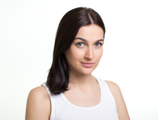 Portrait of a pretty young woman