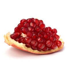 Ripe pomegranate piece