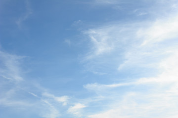 Clouds with blue sky