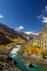 Beautiful Ghizer valley in Northern Pakistan