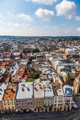 Lviv bird's-eye view