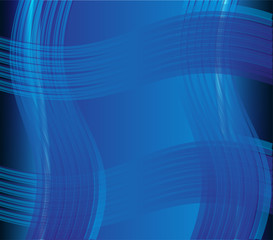 Abstract blue wavy background