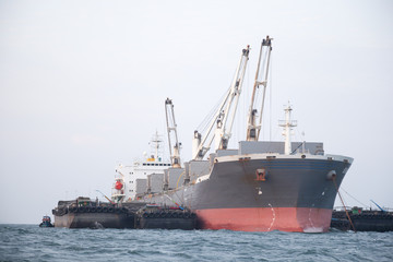 Large cargo ship