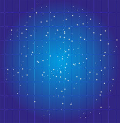 Blue Dots grid background vector 