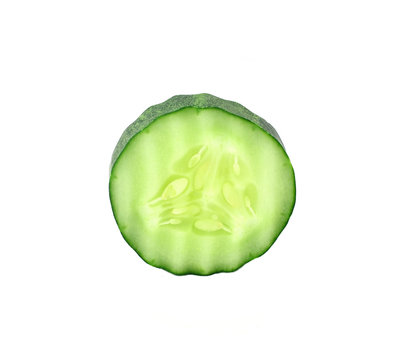 Cucumber  with white background