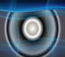 Creativity Background of Blue and black Waves Vector 