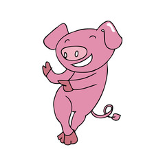 Pig dancing