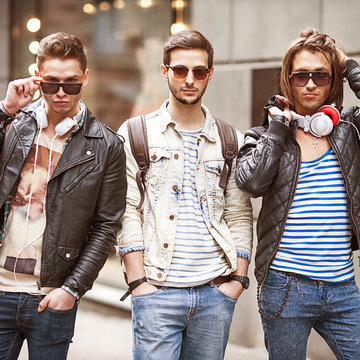 Three Young men fashion