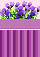Violet Card for Eventillustration