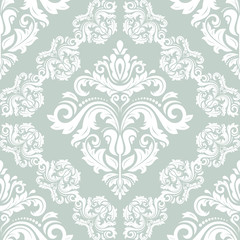 Damask Seamless Vector Pattern. Orient Background