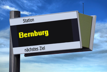 Anzeigetafel 6 - Bernburg