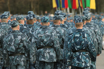 MAY 8: Dress rehearsal of Military Parade