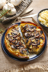 Mushroom pie