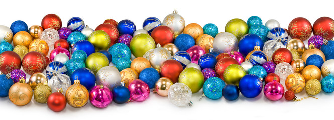 Fototapeta na wymiar image of many Christmas tree decorations