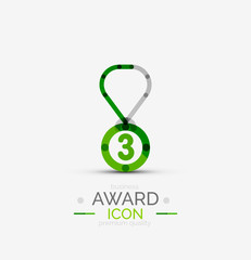 Award icon, logo.