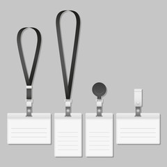 badge Lanyard name tag holder