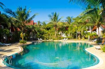 Swimming Space Holiday Lifestyle