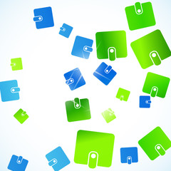 abstract background: purse